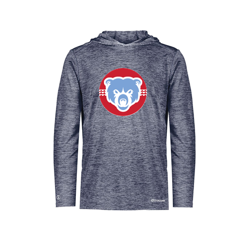 [FOLHCGNV-YS-LOGO1] Decker Youth Charge Hoodie (Youth S, Navy, Logo 1)