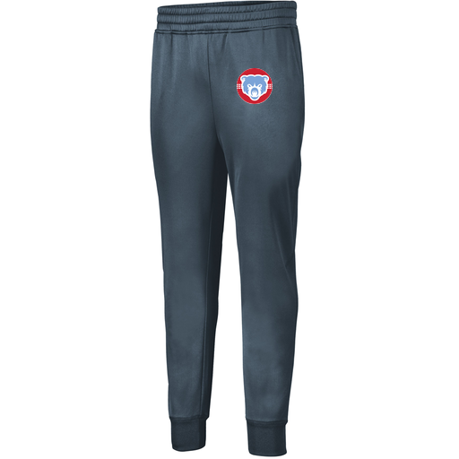 [5566.059.XS-LOGO1] Men's PERFORMANCE FLEECE JOGGER (Adult XS, Gray, Logo 1)