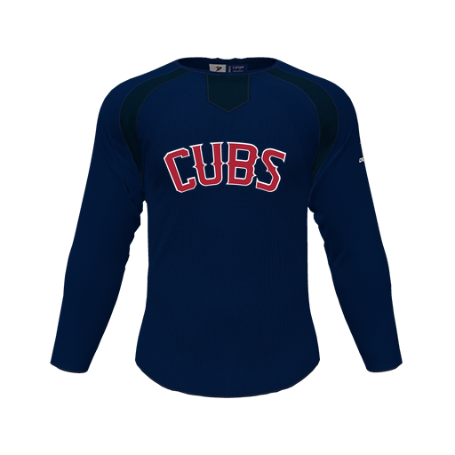 [CUS-DFW-PULL-FLC-CNK-LSL-NVY-YS-LOGO3] Pullover (Youth S, Navy, Logo 3)