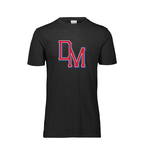 [FTSCUBBK-AS-LOGO2] Decker Men's Tri-Blend T-Shirt - Short Sleeve (Adult S, Black, Logo 2)