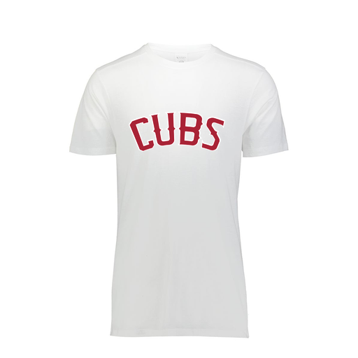 [FTSCUBWH-AS-LOGO3] Decker Men's Tri-Blend T-Shirt - Short Sleeve (Adult S, White, Logo 3)