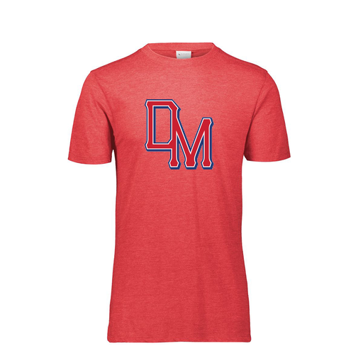 [FTSCUBRD-AS-LOGO2] Decker Men's Tri-Blend T-Shirt - Short Sleeve (Adult S, Red, Logo 2)