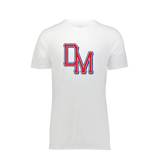[FTSCUBWH-YS-LOGO2] Decker Youth Tri-Blend T-Shirt - Short Sleeve (Youth S, White, Logo 2)