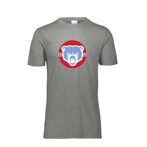 [FTSCUBGY-YS-LOGO1] Decker Youth Tri-Blend T-Shirt - Short Sleeve (Youth S, Gray, Logo 1)