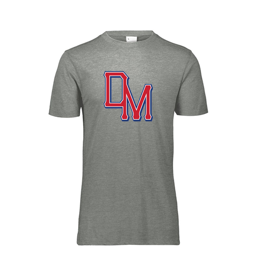 [FTSCUBGY-YS-LOGO2] Decker Youth Tri-Blend T-Shirt - Short Sleeve (Youth S, Gray, Logo 2)