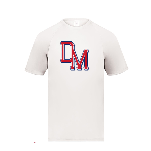 [2791.005.S-LOGO2] Youth Smooth Sport T-Shirt (Youth S, White, Logo 2)