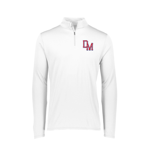[FTLQFLWH-FAXS-LOGO2] Decker Women's Flex-Lite 1/4 Zip Shirt (Female Adult XS, White, Logo 2)