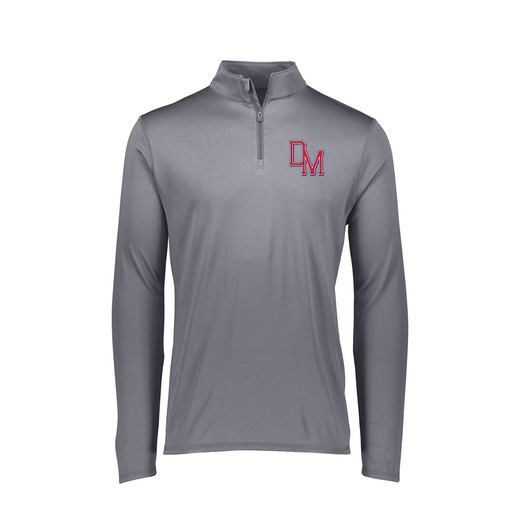 [FTLQFLGY-FAXS-LOGO2] Decker Women's Flex-Lite 1/4 Zip Shirt (Female Adult XS, Gray, Logo 2)