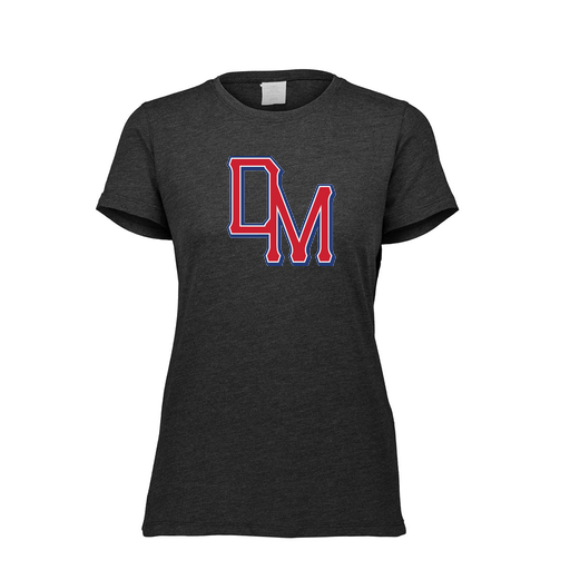 [FTSCUBBK-FAXS-LOGO2] Decker Women's Tri-Blend T-Shirt - Short Sleeve (Female Adult XS, Black, Logo 2)