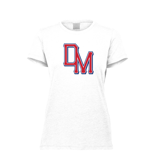 [FTSCUBWH-FAXS-LOGO2] Decker Women's Tri-Blend T-Shirt - Short Sleeve (Female Adult XS, White, Logo 2)