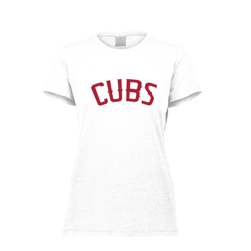 [FTSCUBWH-FAXS-LOGO3] Decker Women's Tri-Blend T-Shirt - Short Sleeve (Female Adult XS, White, Logo 3)