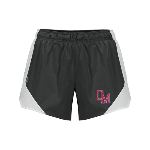 [229489.420.S-LOGO2] Girls Olympus Shorts (Female Youth S, Black, Logo 2)