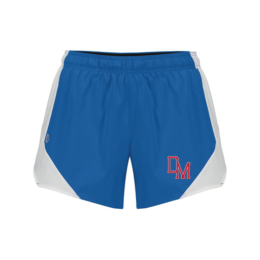 [229489.H02.S-LOGO2] Girls Olympus Shorts (Female Youth S, Royal, Logo 2)
