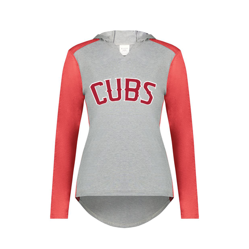 [6902.27V.XS-LOGO3] Ladies Vintage Hoodie (Female Adult XS, Red, Logo 3)