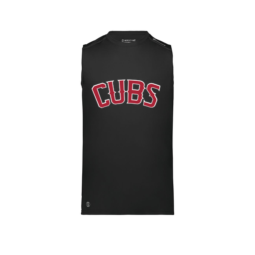 [222593.080.S-LOGO3] Men's CoolDry TankTop (Adult S, Black, Logo 3)