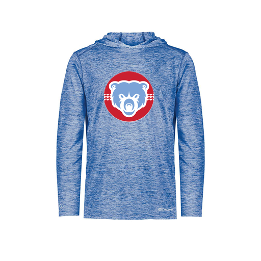 [FOLHCGRY-AS-LOGO1] Decker Men's Charge Hoodie (Adult S, Royal, Logo 1)