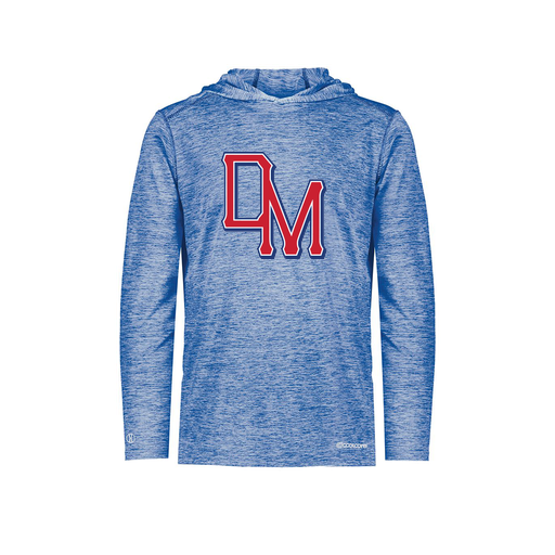 [FOLHCGRY-AS-LOGO2] Decker Men's Charge Hoodie (Adult S, Royal, Logo 2)