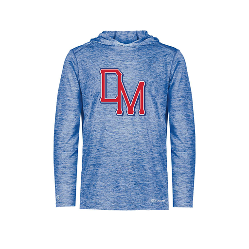 [FOLHCGRY-YS-LOGO2] Decker Youth Charge Hoodie (Youth S, Royal, Logo 2)