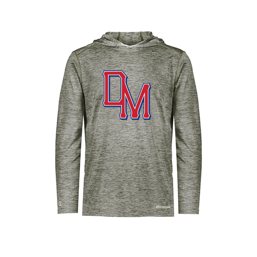 [FOLHCGGY-YS-LOGO2] Decker Youth Charge Hoodie (Youth S, Gray, Logo 2)