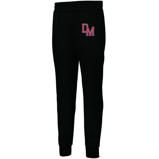 [5566.080.XS-LOGO2] Men's PERFORMANCE FLEECE JOGGER (Adult XS, Black, Logo 2)